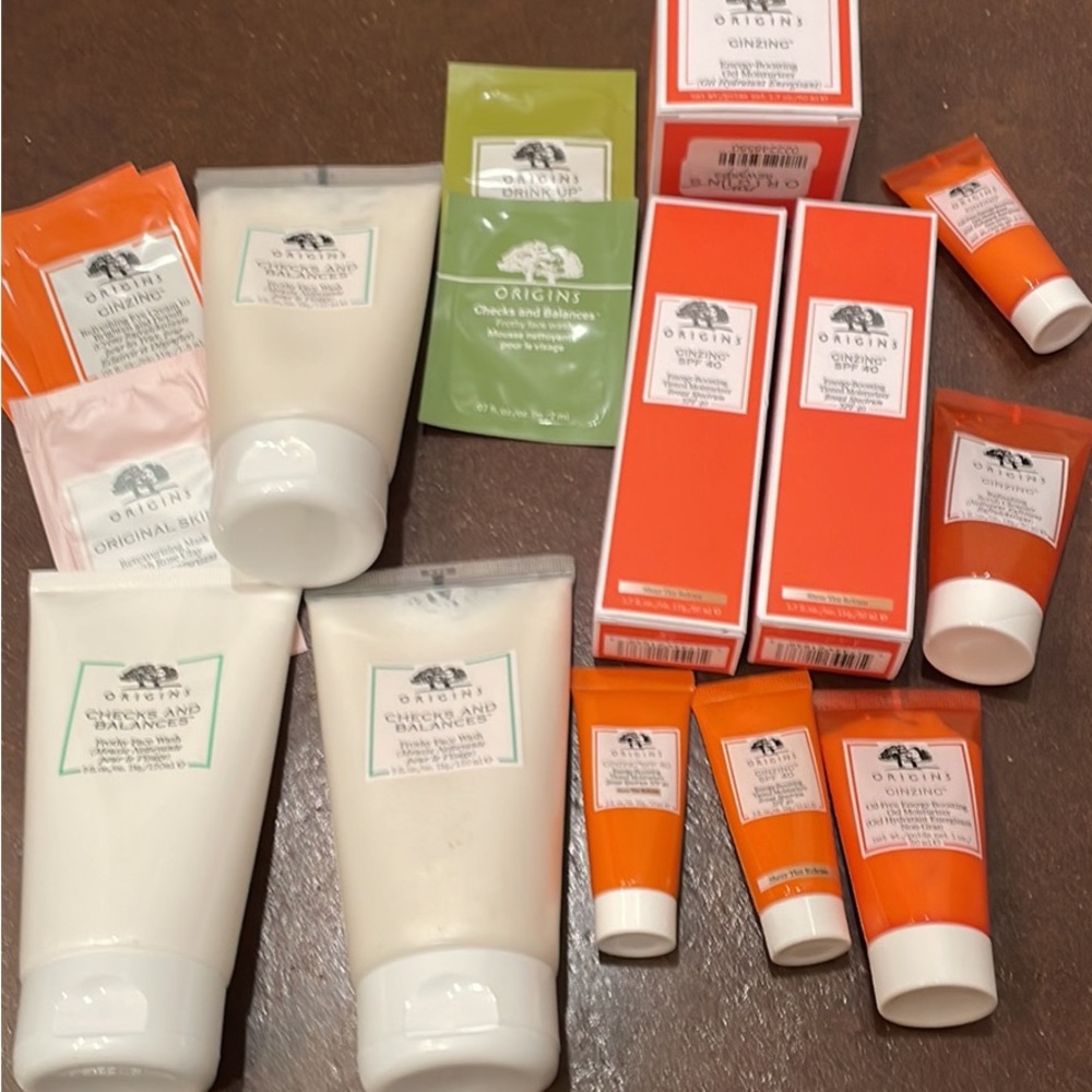 Origins cleansers and moisturizers